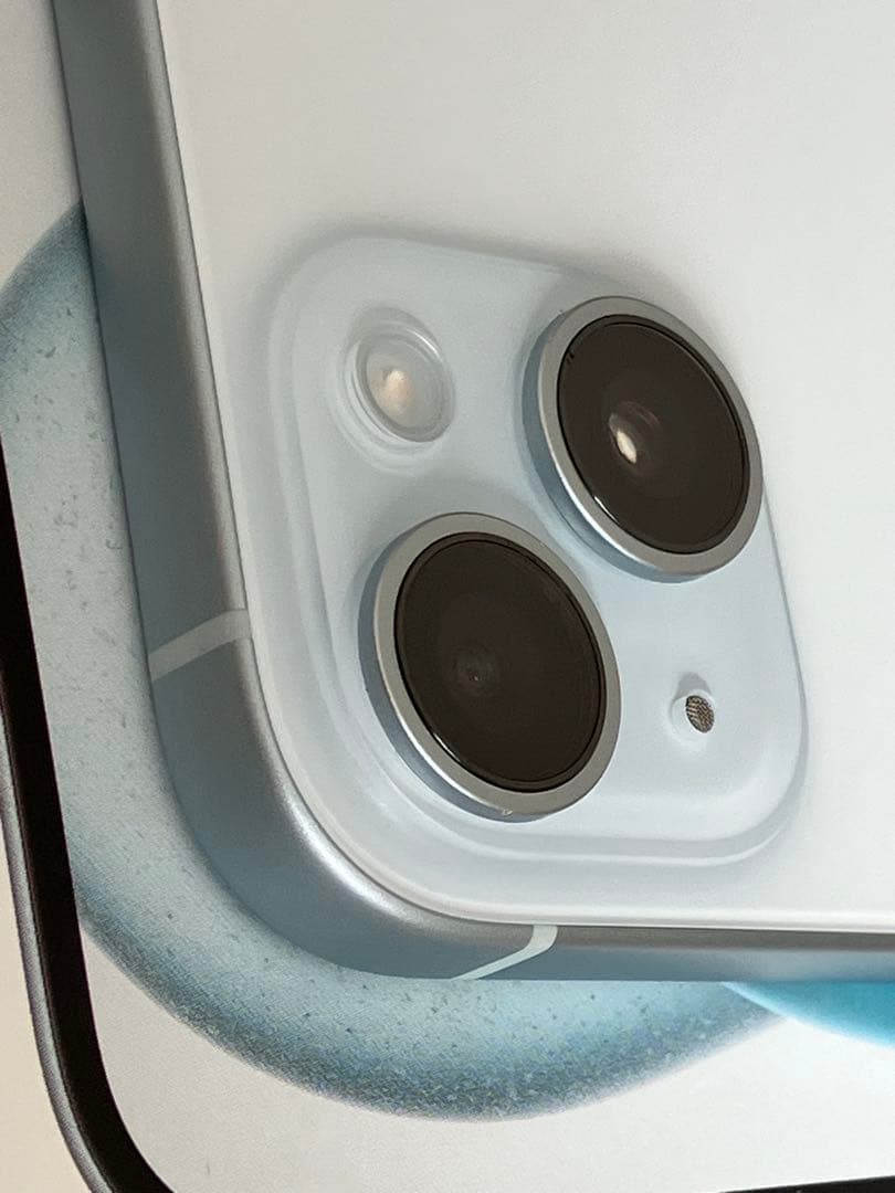 画面割れ iPhone15 本体 青 128GB iPhone 15 Apple