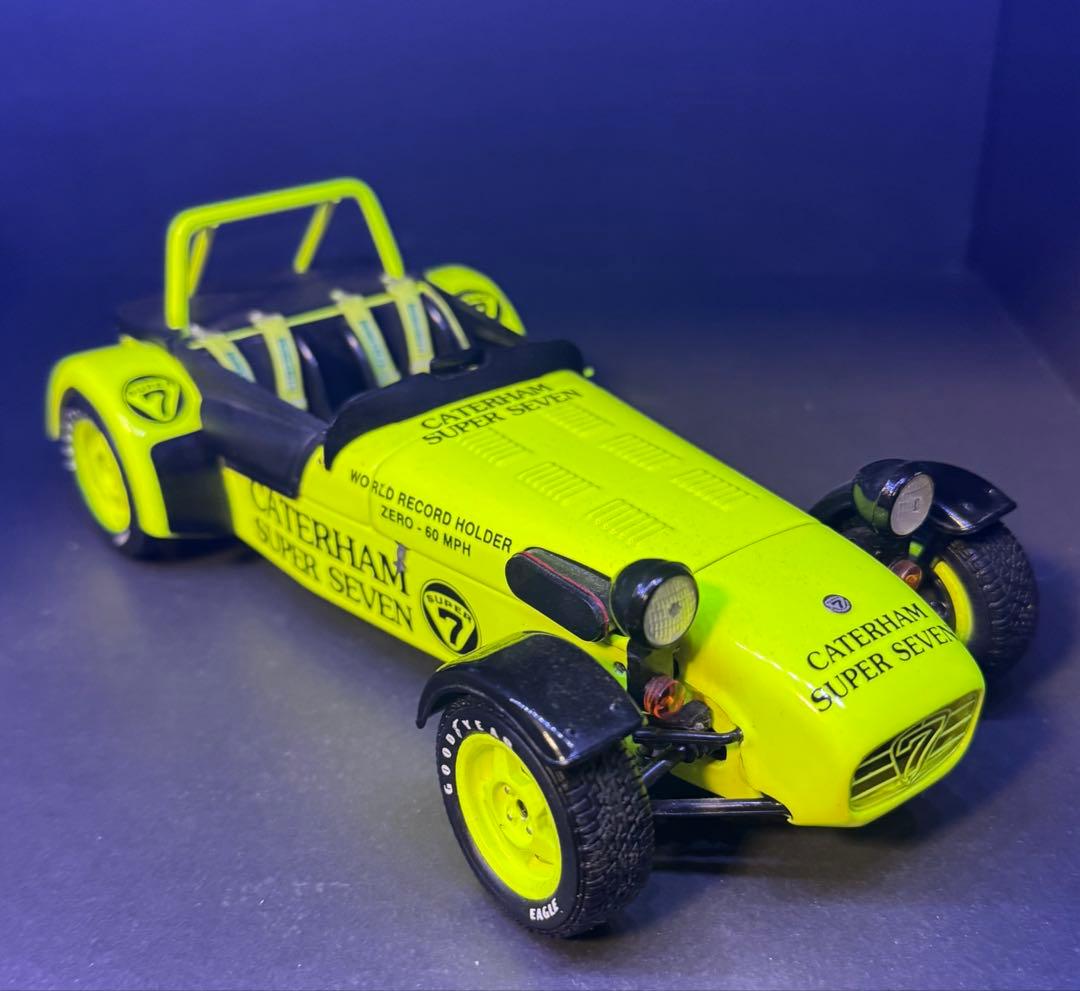 京商　Caterham Super Seven 1/18 蛍光イエロー 楽天市場】1/18 京商 ケーターハム スーパーセブン JPE【予約商品