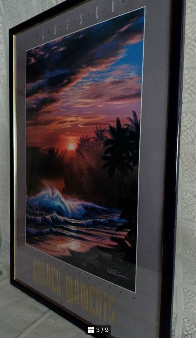 クリスチャンラッセンのゴールデンモーメント額縁 - メルカリ