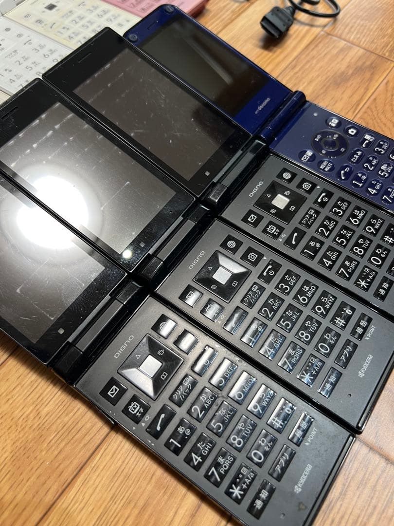 ジャンク品ガラケー14点他まとめ売り