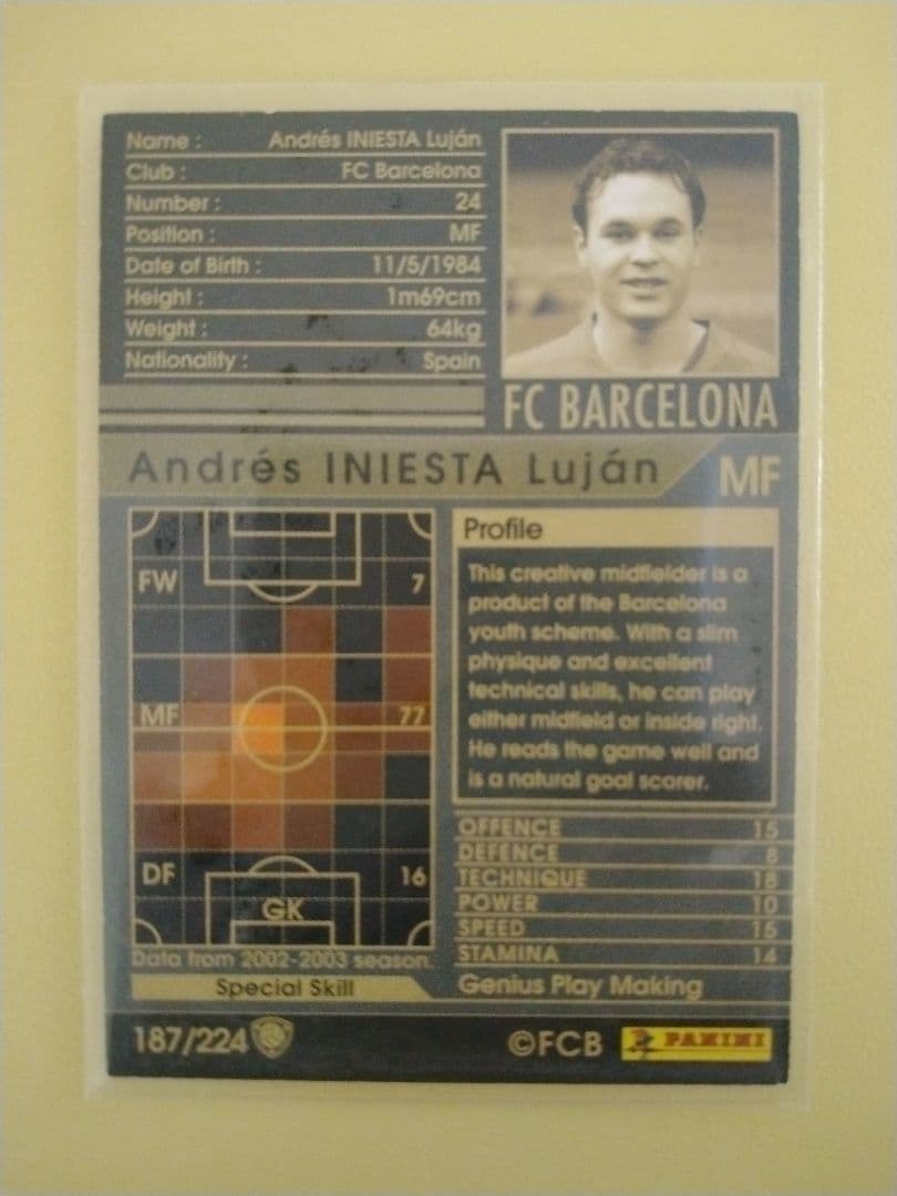 WCCF 04-05 イニエスタ 海外版 - メルカリ