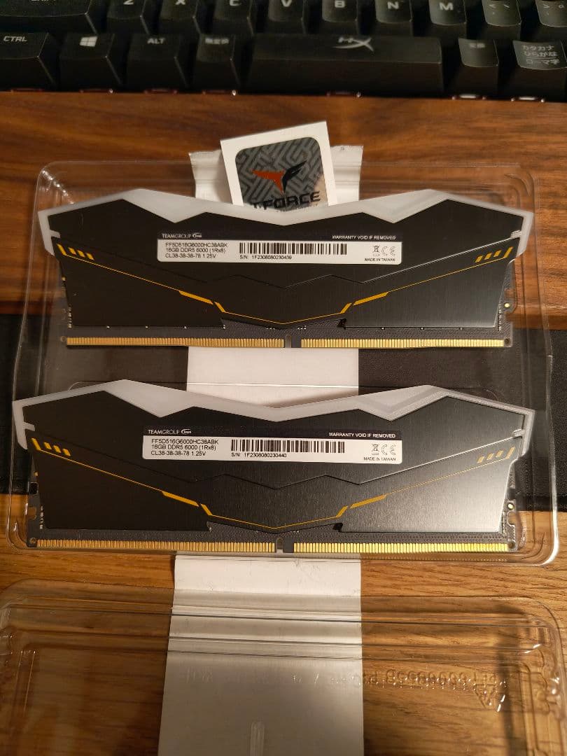 メモリー T-FORCE DELTA TUF Gaming RGB DDR5