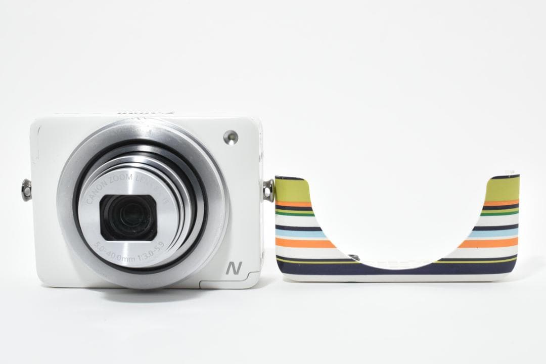 【美品】Canon PowerShot N ホワイト　動作確認済　充電器付☆