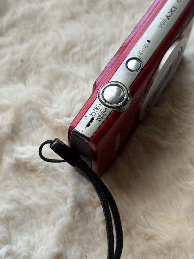 動作確認済 Canon キヤノン IXY200 イクシー PC2333 赤