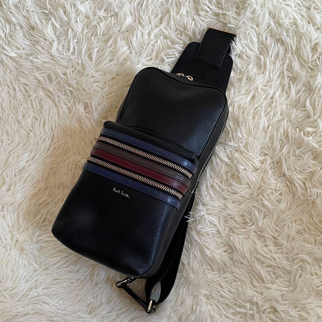 Paul Smith ポールスミス ボディバッグ ショルダー マルチストライプ 楽天市場】Paul Smith ポールスミスマルチストライプライントリム
