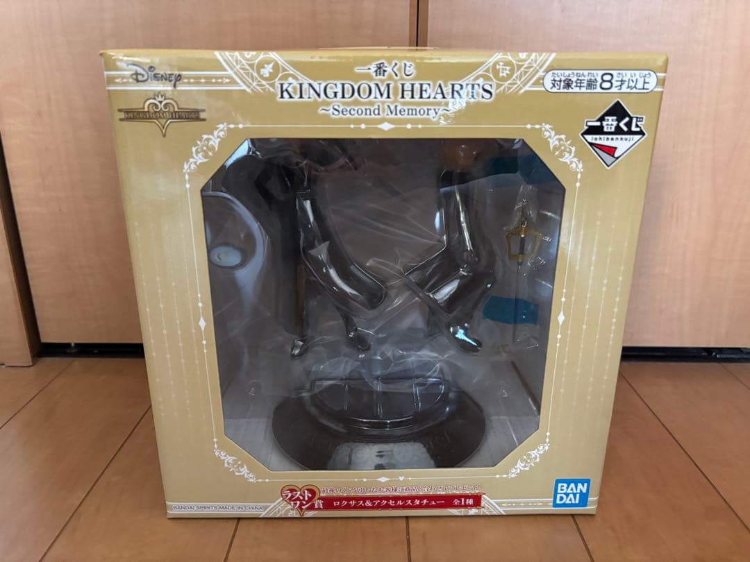 一番くじ キングダムハーツラストワン賞ロクサス＆アクセルスタチューフィギュア KINGDOM HEARTS～Second Memory～ ラストワン賞 ロクサス＆アクセル