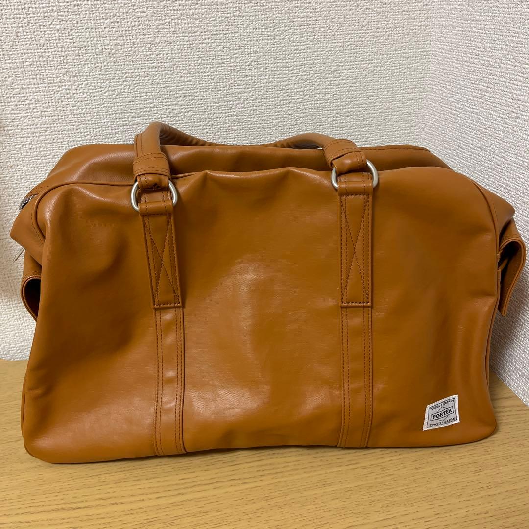 PORTER ボストンバッグ キャメル 美品】PORTER ポーター フリースタイル ボストンバッグ 吉田カバン