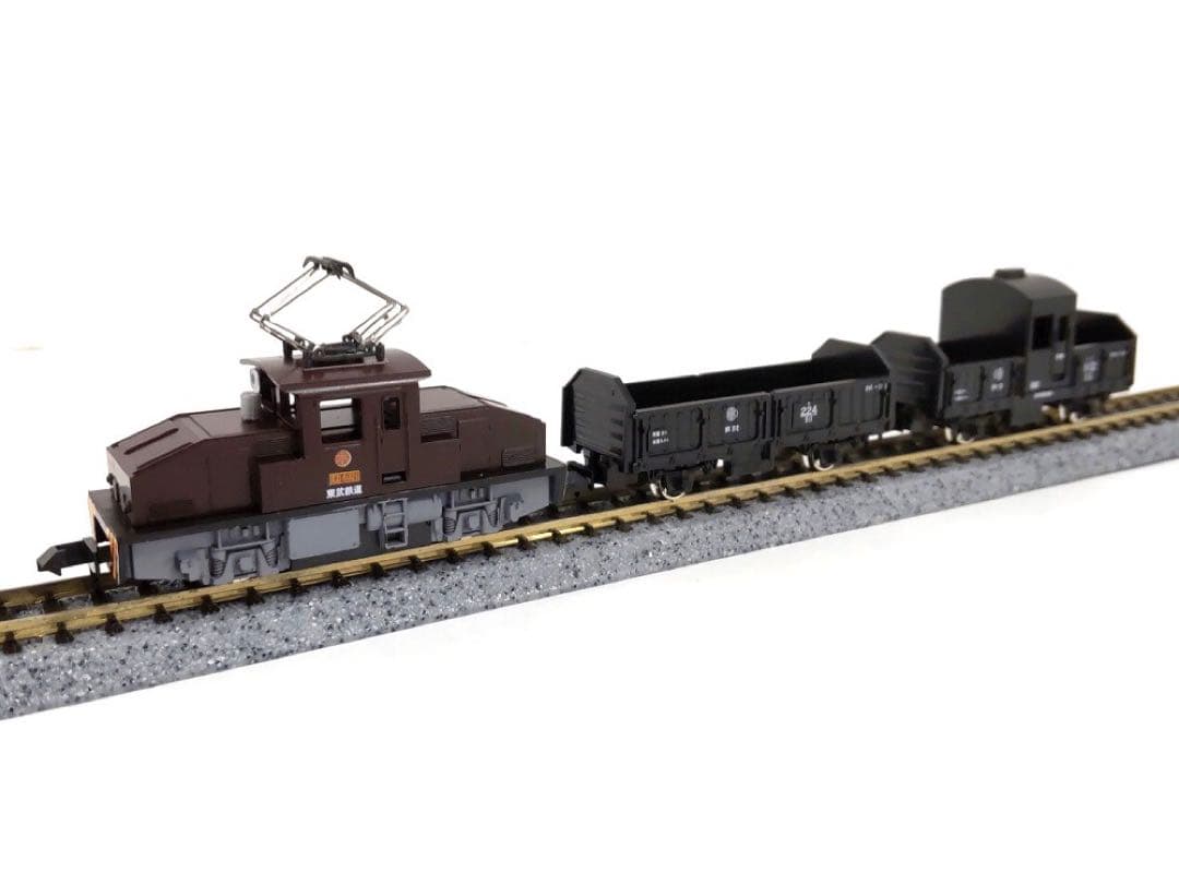☆限定・完売品☆ Nゲージ 東武鉄道ED4021 とED4022 貨物列車 2個