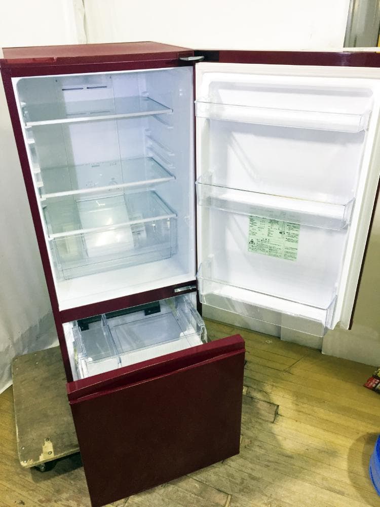 ★中古★AQUA 184L 冷蔵庫【AQR-18G-R】ER3Z