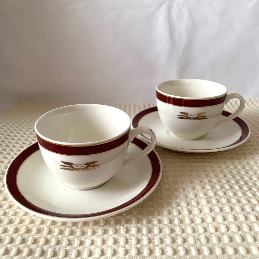 トワイライトエキスプレス Twilightexpress カップ＆ソーサー 2客