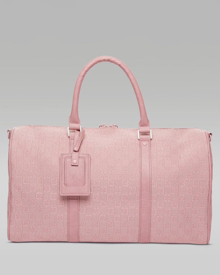 NIKE エアジョーダン モノグラム ダッフルバッグ ピンク - メルカリ