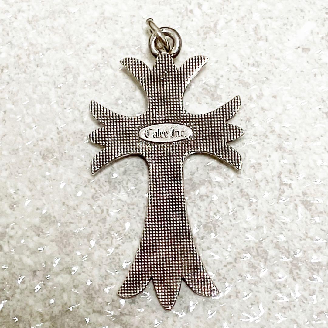 希少✨CALEE キャリー ネックレス トップ ターコイズ クロス型 十字架