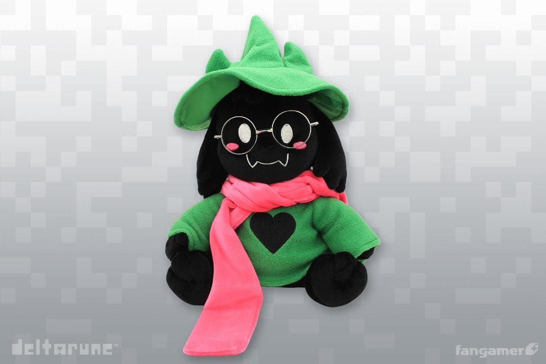 DELTARUNE デルタルーン ぬいぐるみ ラルセイ 帽子 メガネ スカーフ付