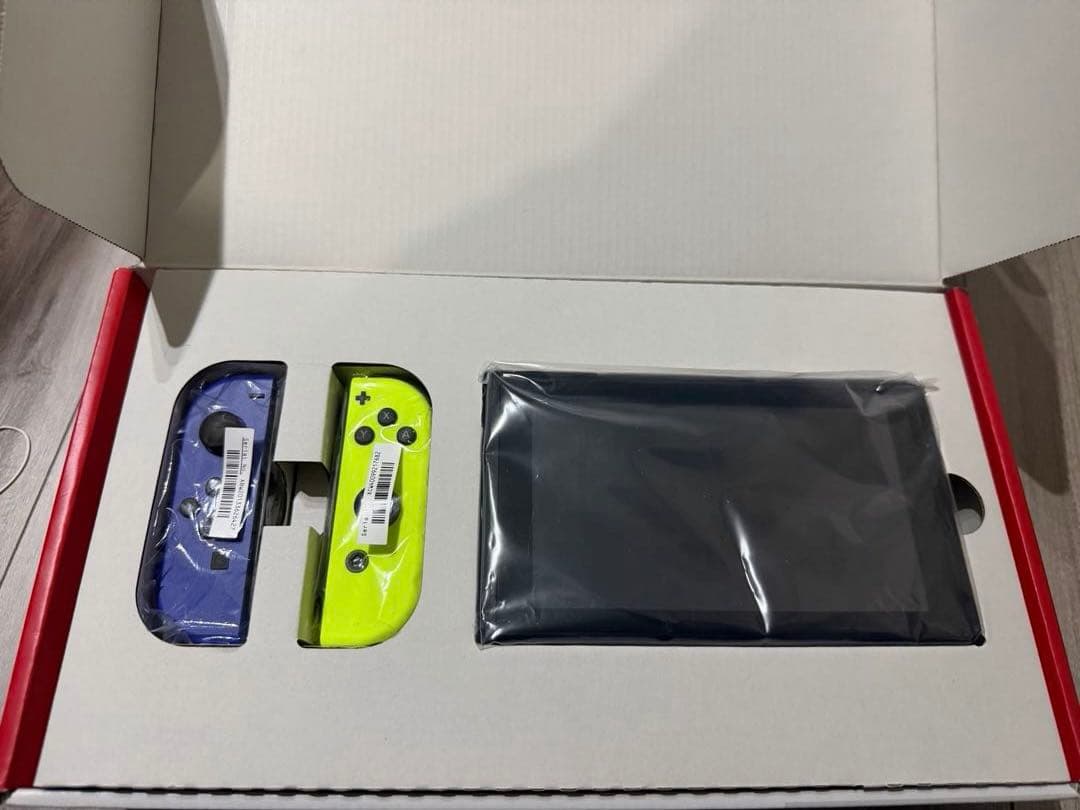 美品】Nintendo Switch 本体 ネオンブルー/ネオンイエロー - メルカリ