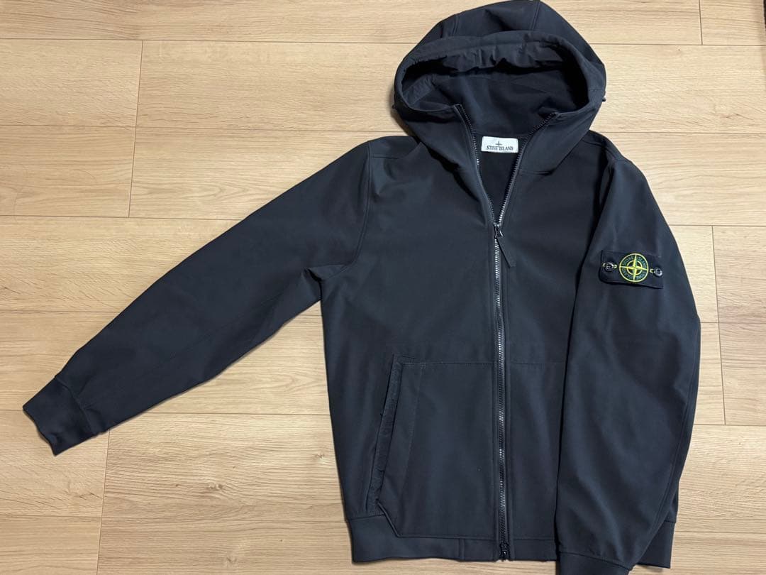 Stone ジャケット　黒　Mサイズ Yahoo!オークション -「stone island ストーンアイランド m