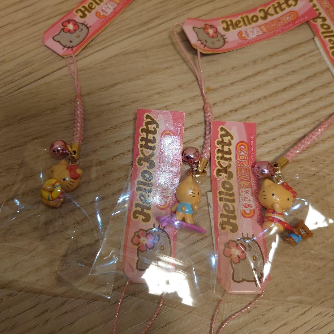 ハローキティ 夏休み海バージョン 御当地キティ 根付 日焼けキティ