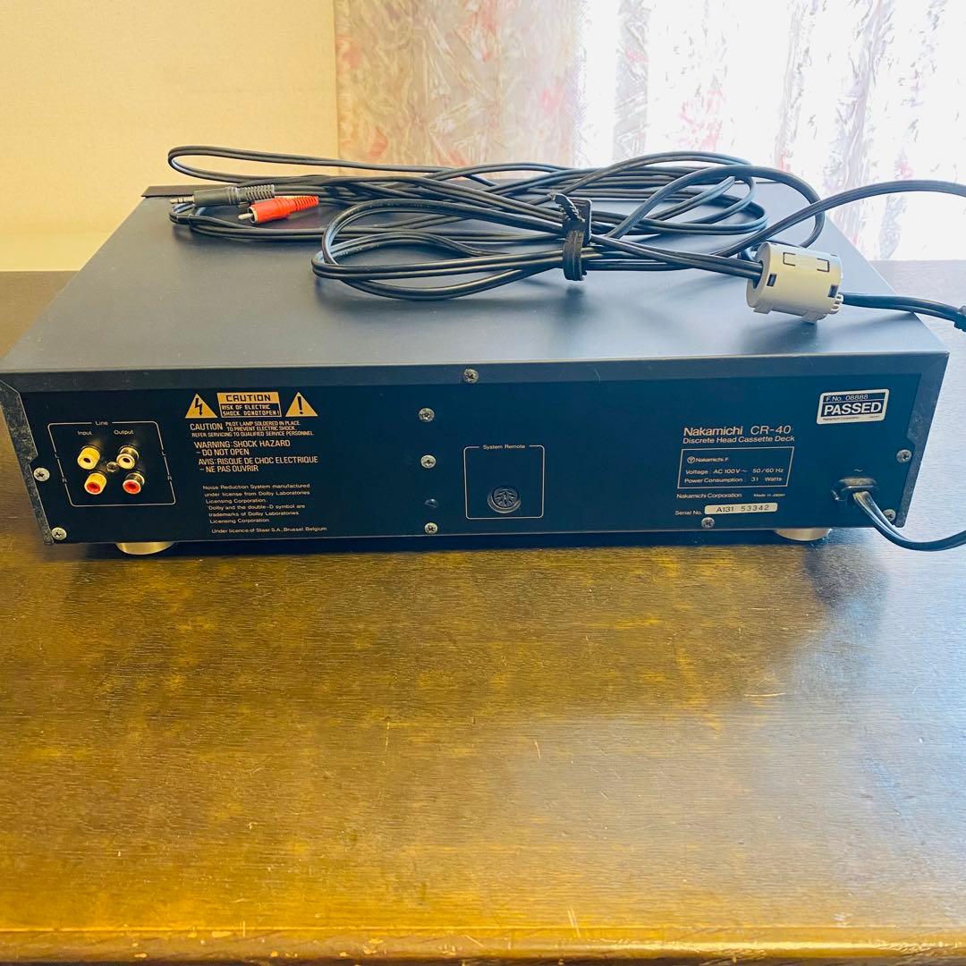 Nakamichi CR-40 カセットデッキ