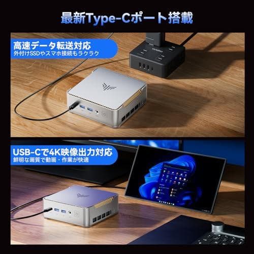 NiPoGi ミニpc 【コスパ最高3300U搭載・N150より速い】 AMDm
