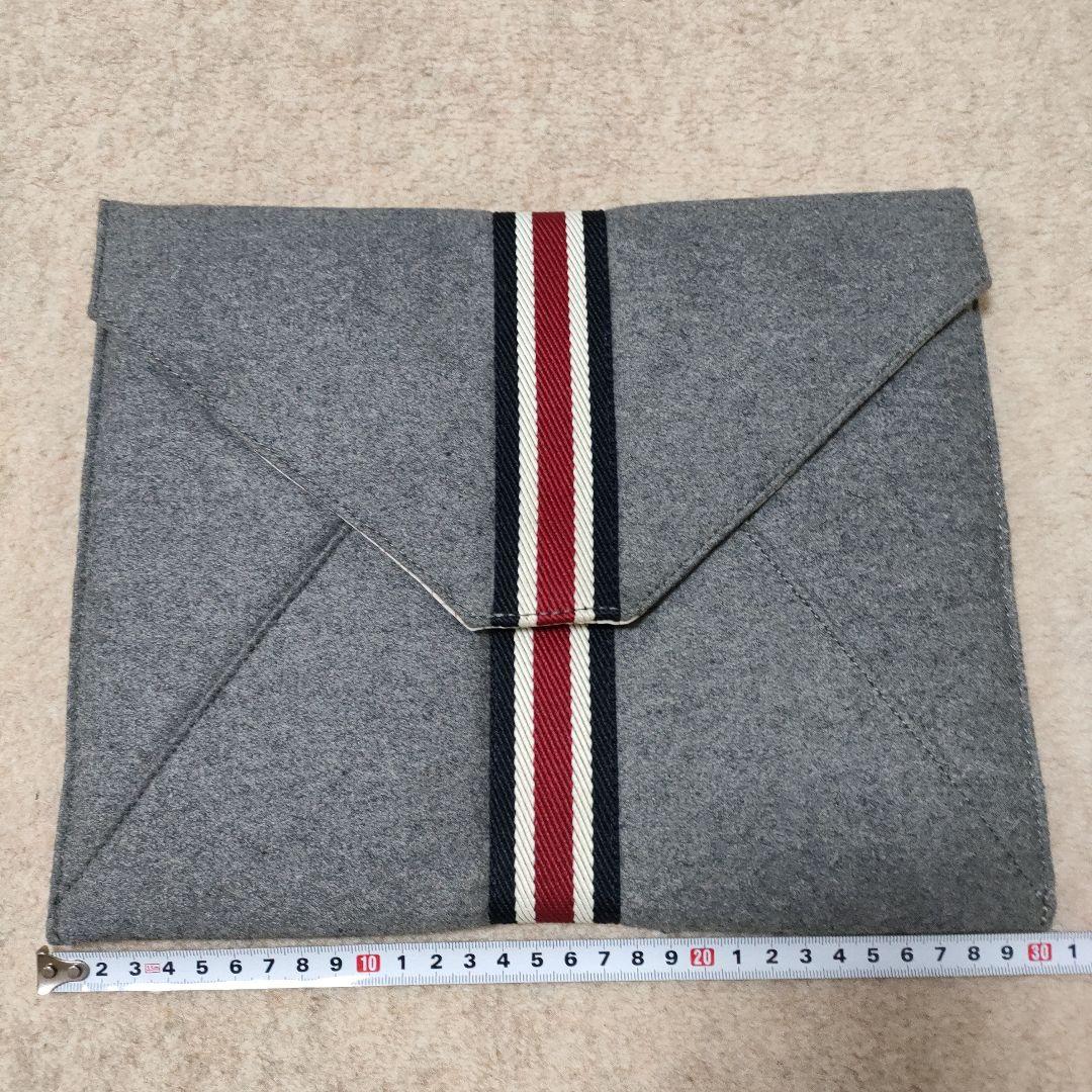 コンランショップ　グレー ストライプ iPadケース等　新品未使用 自宅保管品