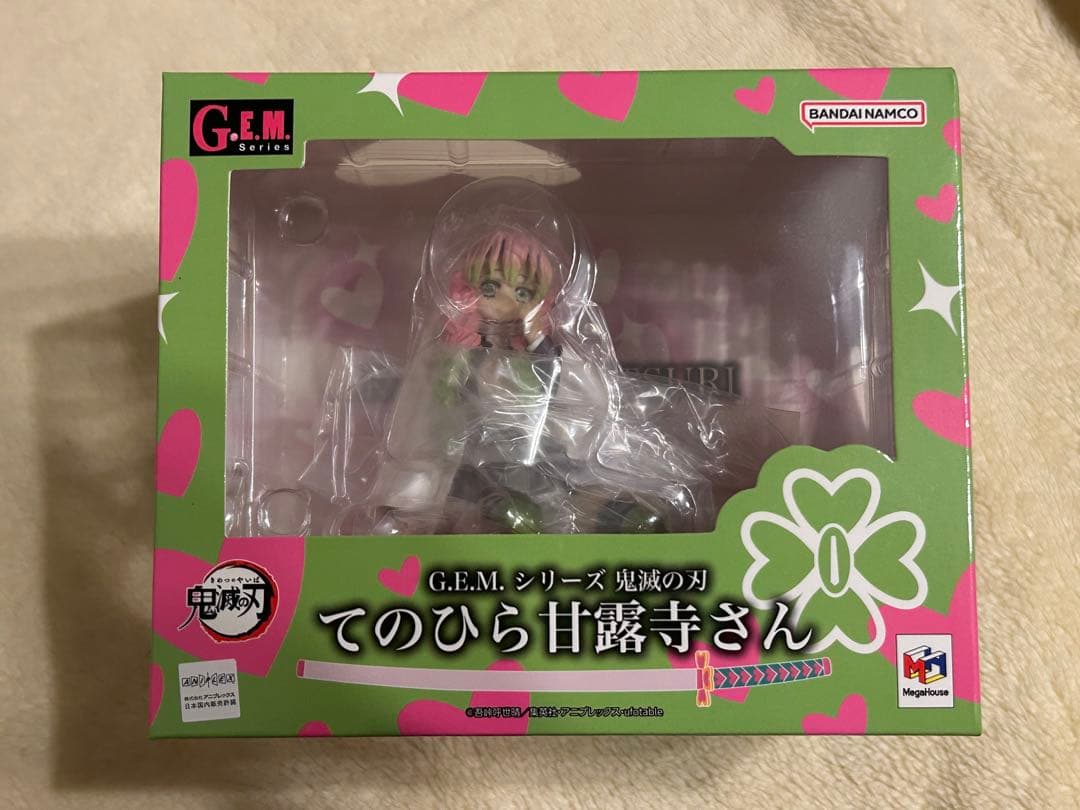 鬼滅の刃　G.E.M. てのひら甘露寺さん フィギュア　本日限定値下げ 鬼滅の刃」より恋柱・甘露寺蜜璃の「てのひら」フィギュア10月6日予約