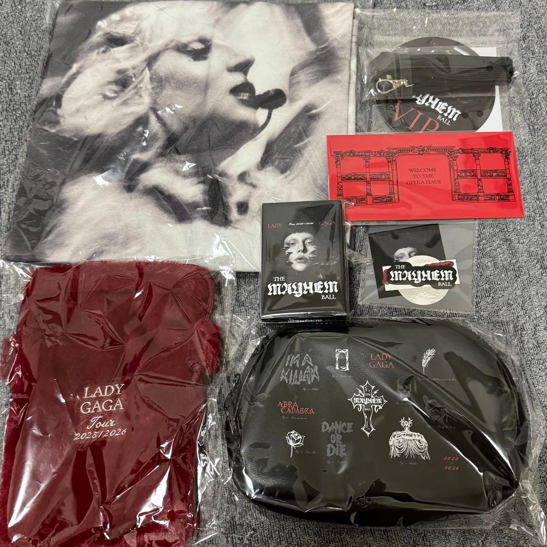 Lady Gaga ライブ VIP Gold ガガ グッズ 特典 セット - メルカリ