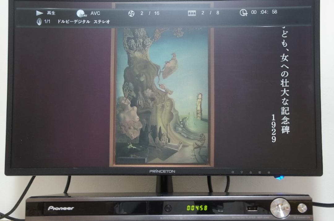 Pioneer BDP-3140-K ブルーレイディスクプレーヤー リモコン付属