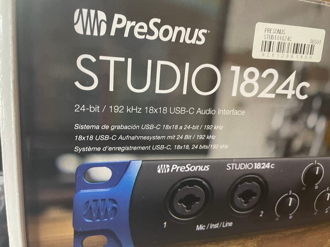 PreSonus STUDIO 1824c オーディオインターフェイス PRESONUS ( プレソナス ) Studio 1824c オーディオインターフェイス