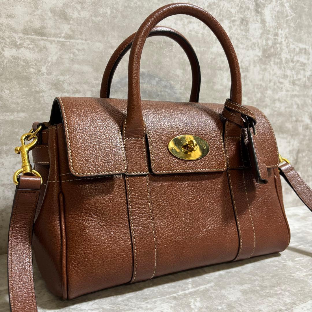 H319 美品✨ Mulberry マルベリー ハンドバッグ 2way レザー - メルカリ