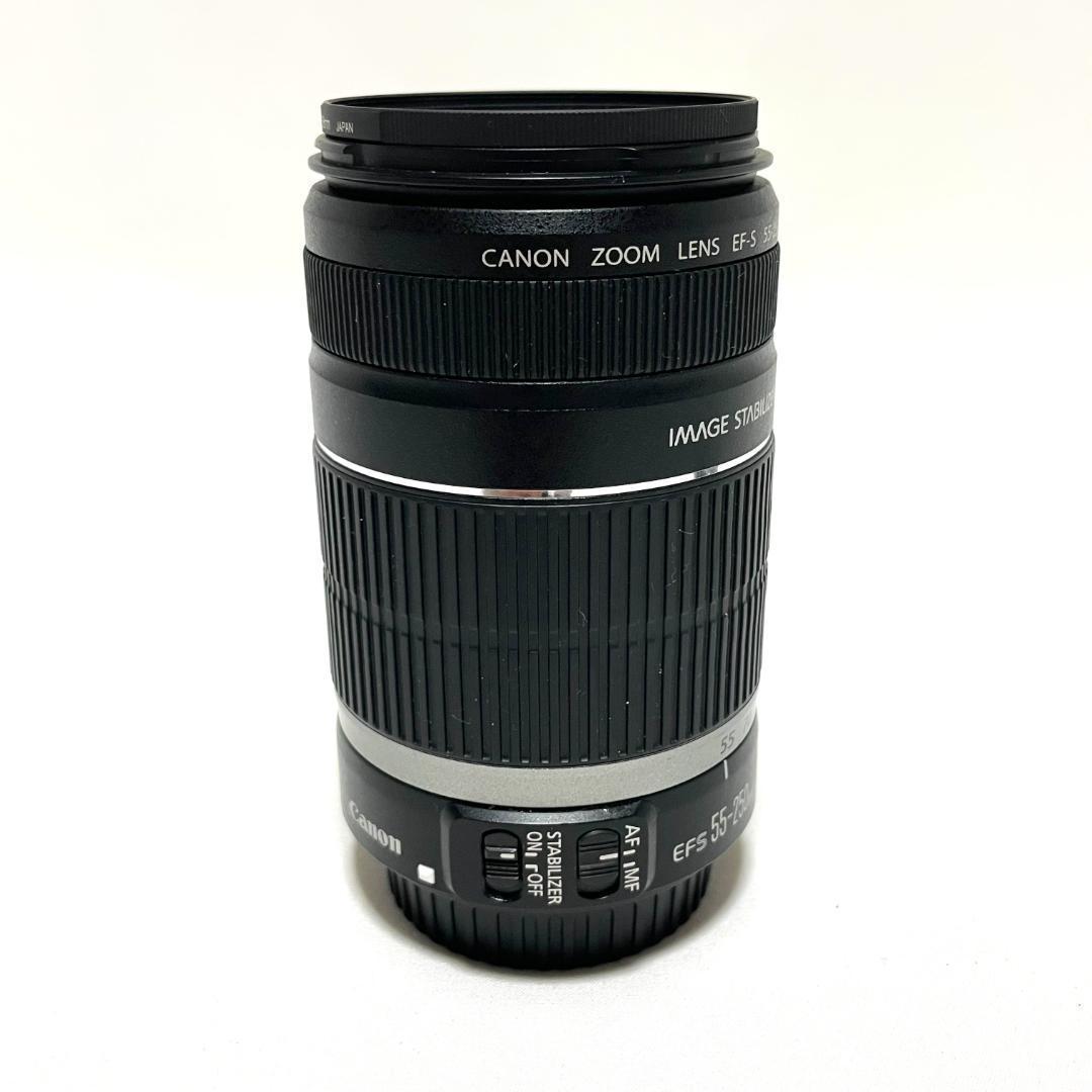 4段分手振れ補正❣️ Canon 55-250mm 軽量望遠ズーム 運動会に最適