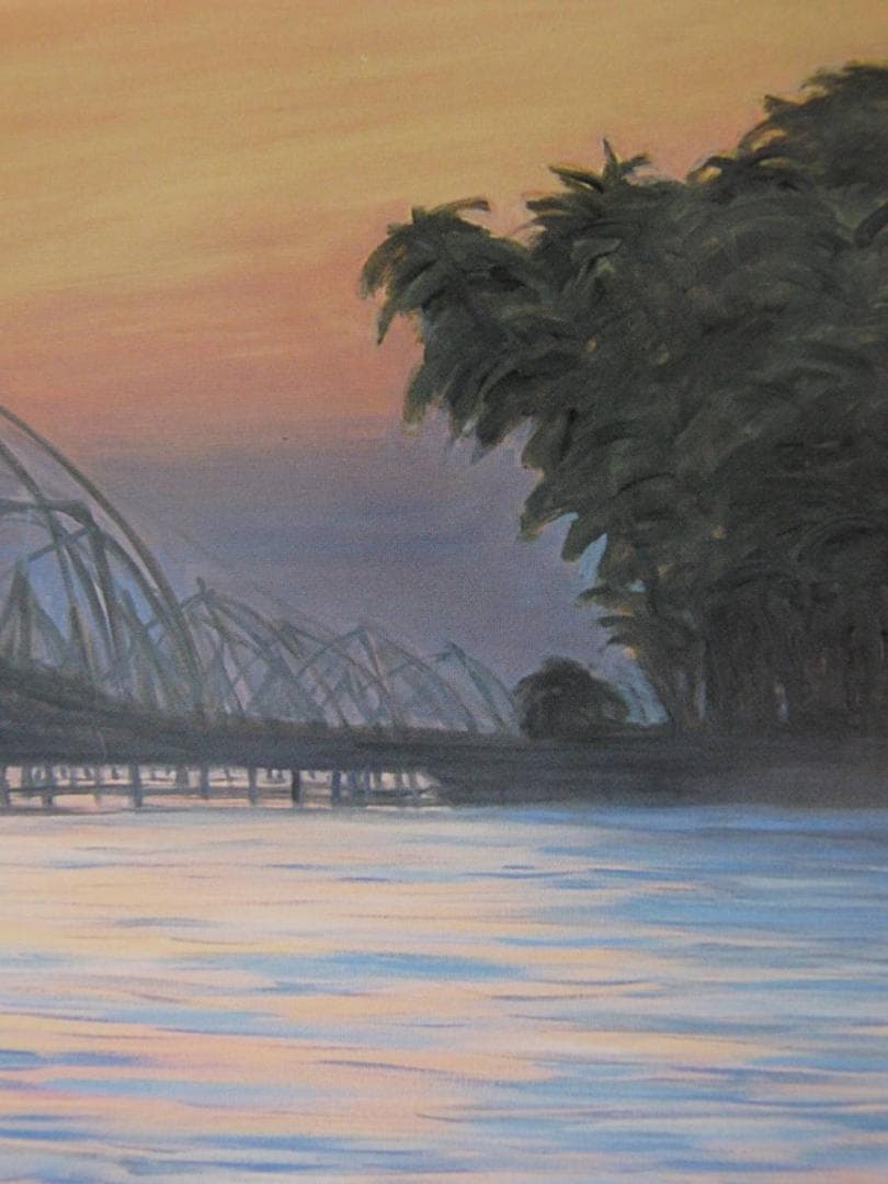 井上俊郎、【チャイニーズ・ネット（南インド）】、希少な額装用画集より