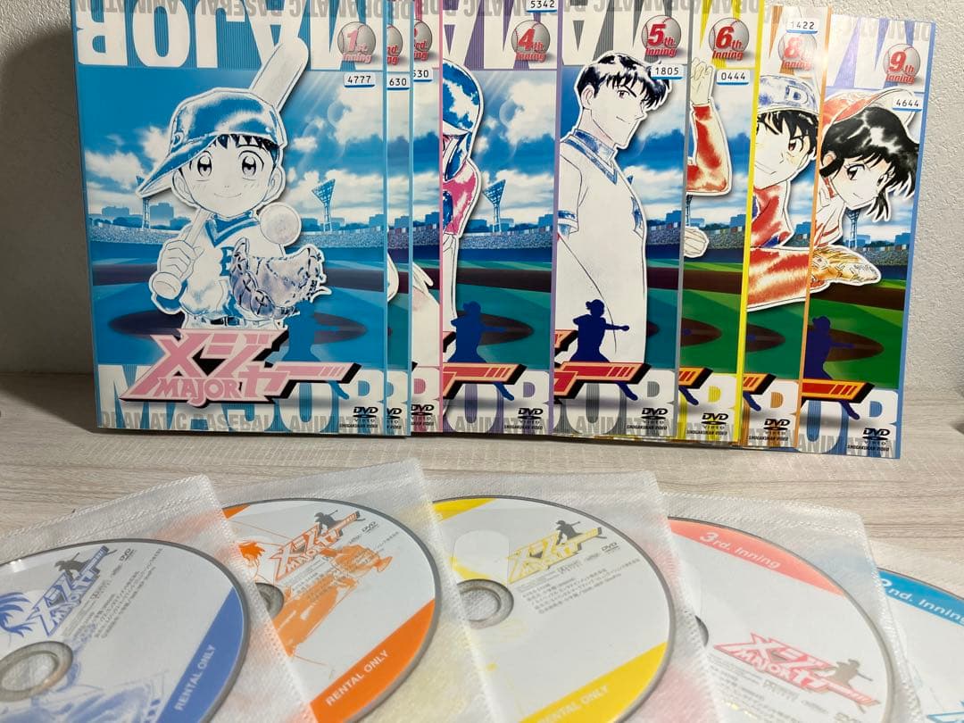 メジャー MAJOR 1期~6期 レンタルDVD アニメ 全巻セット - メルカリ
