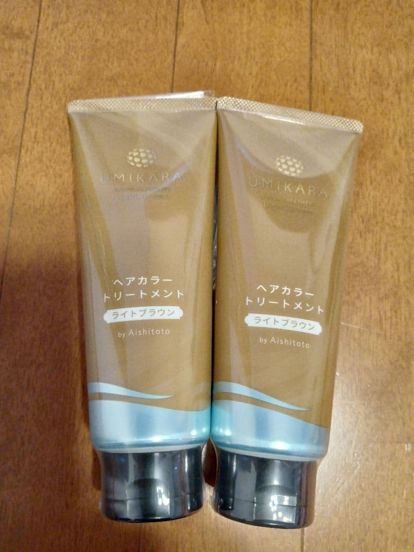 愛しとーとUMIKARA ヘアカラー トリートメント ライトブラウン 2本