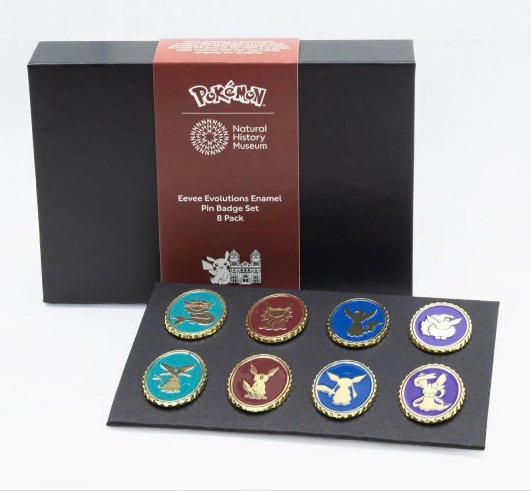 ポケモン ロンドン自然史博物館 イーブイ ピンバッジセット - メルカリ