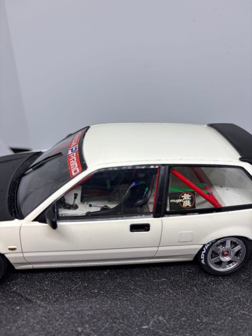 プラモデル完成品 BEEMAX アオシマ ホンダ シビック EF3 環状線仕様