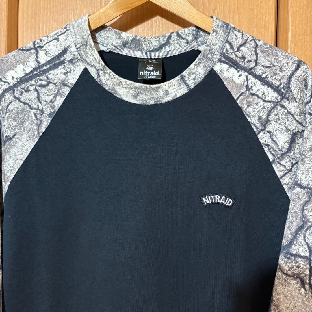 NITRAID ナイトレイド REAL STONE 七分袖カットソー 古着 希少 - メルカリ