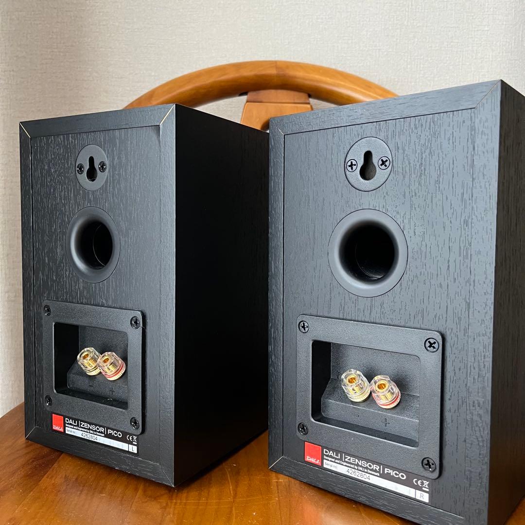 美品　ダリ　ピコ　ブラック ブックシェルフスピーカー　写真変更