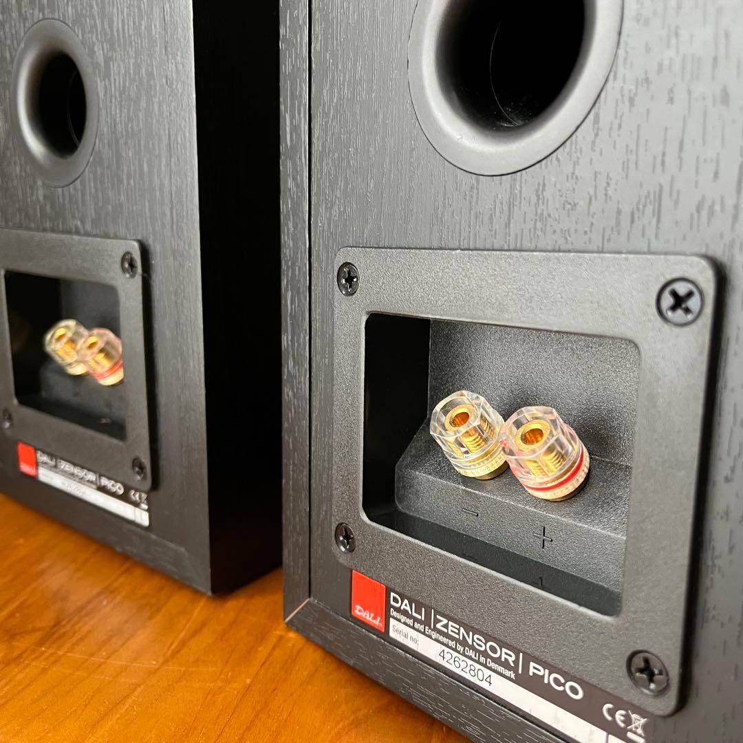 美品　ダリ　ピコ　ブラック ブックシェルフスピーカー　写真変更