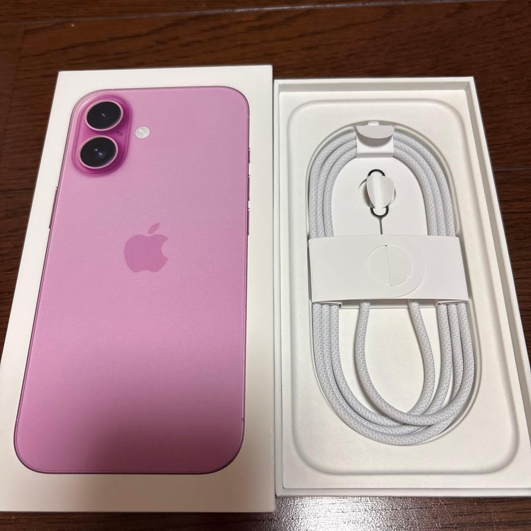 Apple iPhone 16 ピンク本体