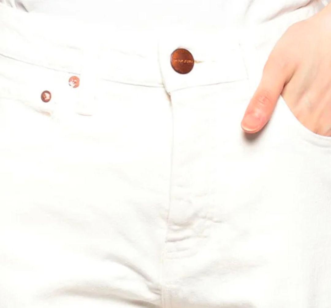 red card tokyo Beth ホワイトデニム 27サイズ Lサイズ - メルカリ