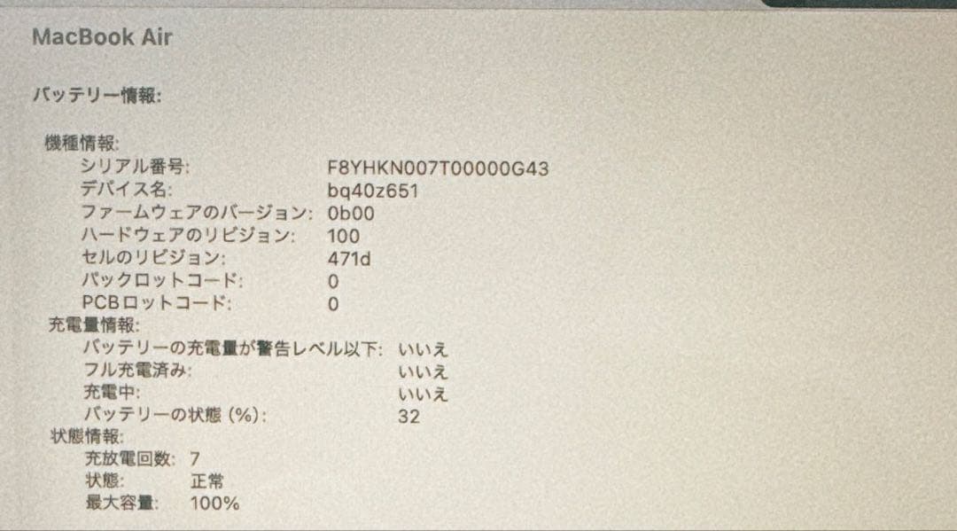 【限定出品】MacBook Air M4 2025年モデル　M4チップ　16GB