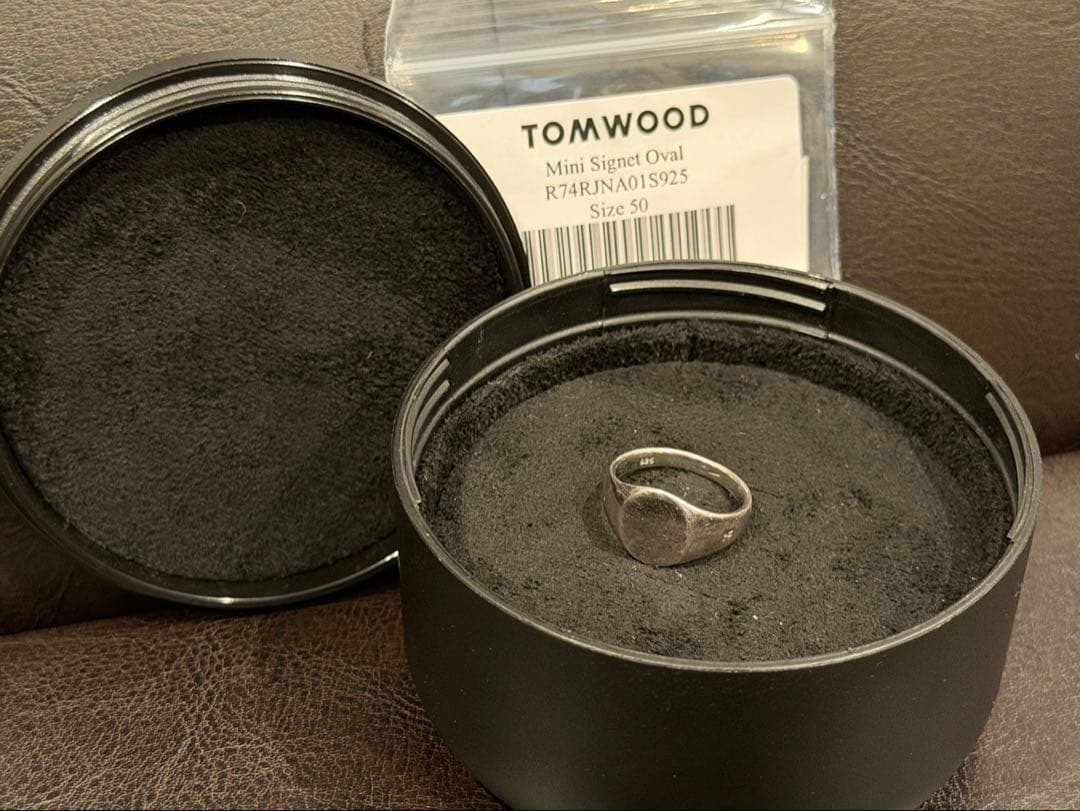トムウッド Tom Wood Mini Signet Oval Ring 50 Mini Signet Oval - Tom Wood Project Official Online Store