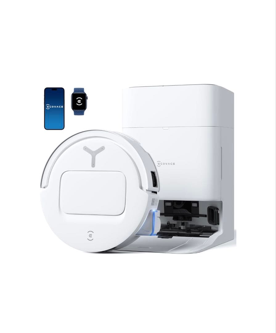 DEEBOT T80 OMNIロボット掃除機本体 DEEBOT T80 OMNI ロボット 掃除機（吸引力18000Pa,AI障害物回避