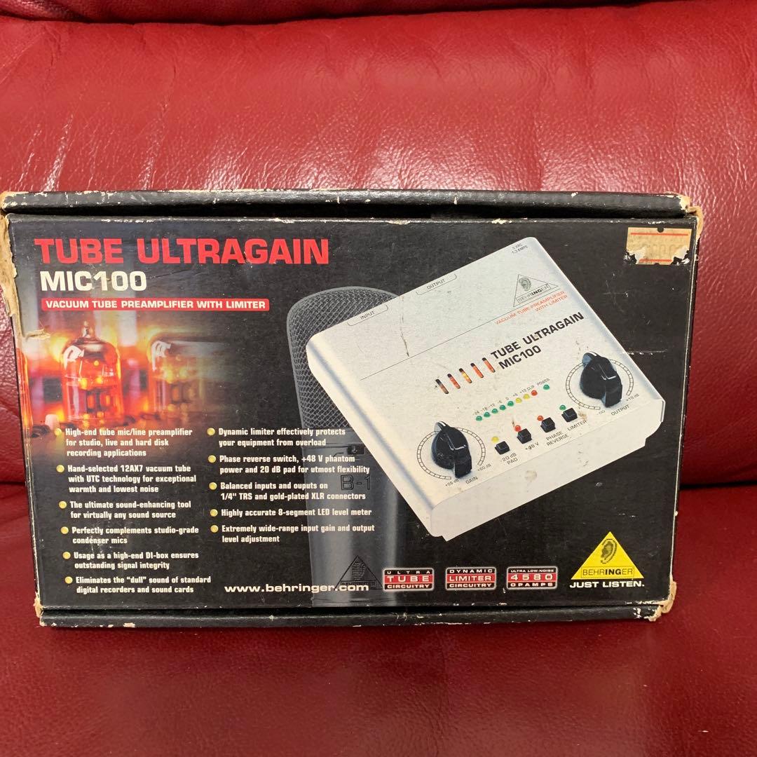BEHRINGER TUBE ULTRAGAIN MIC100 本体