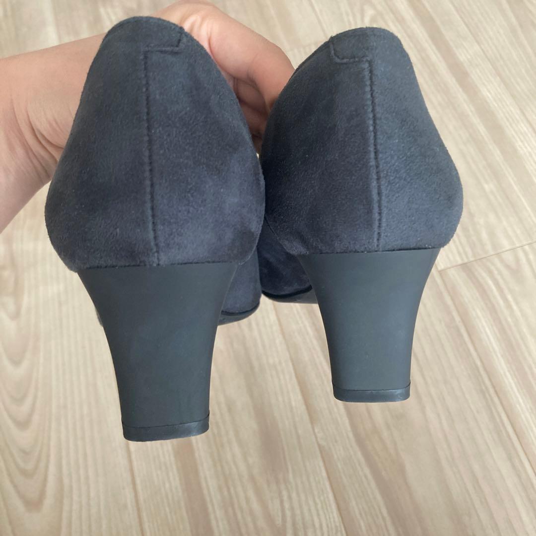 ブーティ 銀座かねまつ 24cm ワイズD チャコールグレー 5.5cm - メルカリ