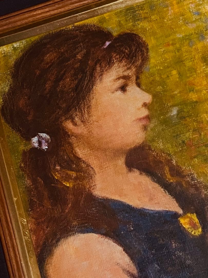 真作 梅田画廊取扱 木本晴三 「少女」4号 - メルカリ