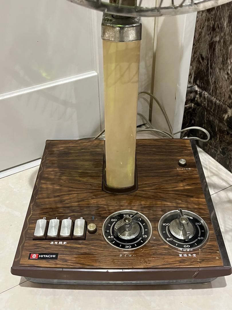 HITACHI 日立 扇風機 H-653 3枚羽 昭和レトロ 動作品