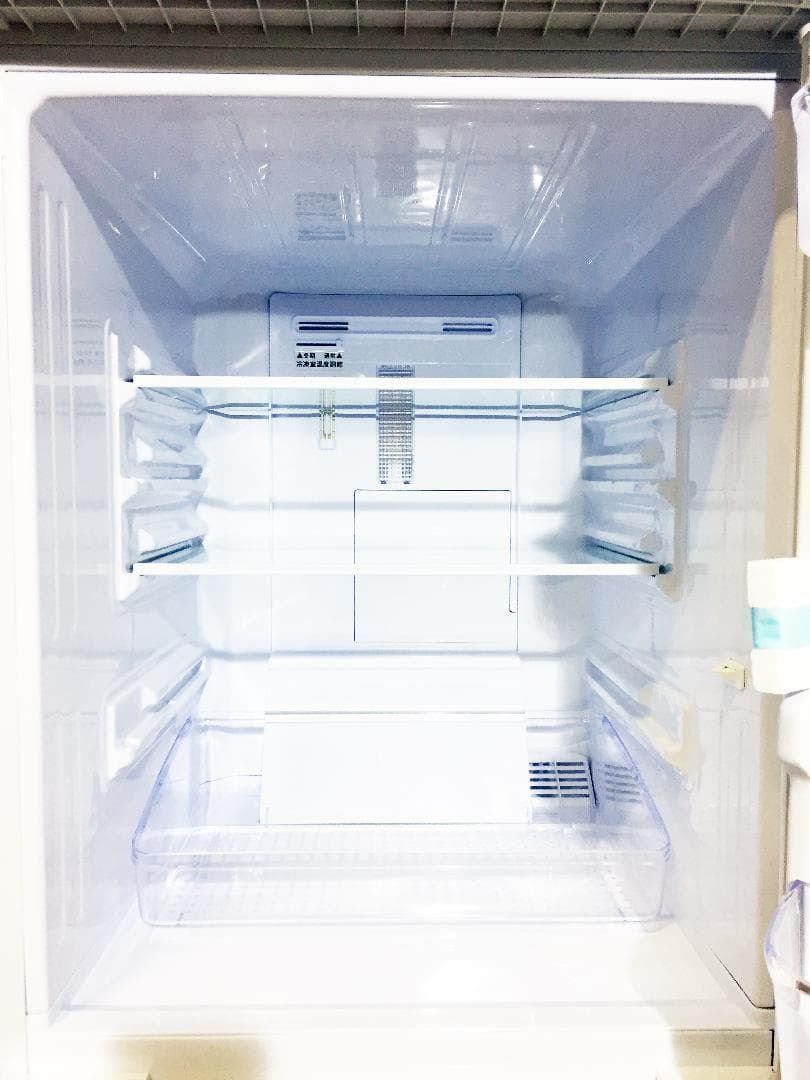 送料無料★2017◆中古★SHARP 137L 冷蔵庫【SJ-D14C-W】