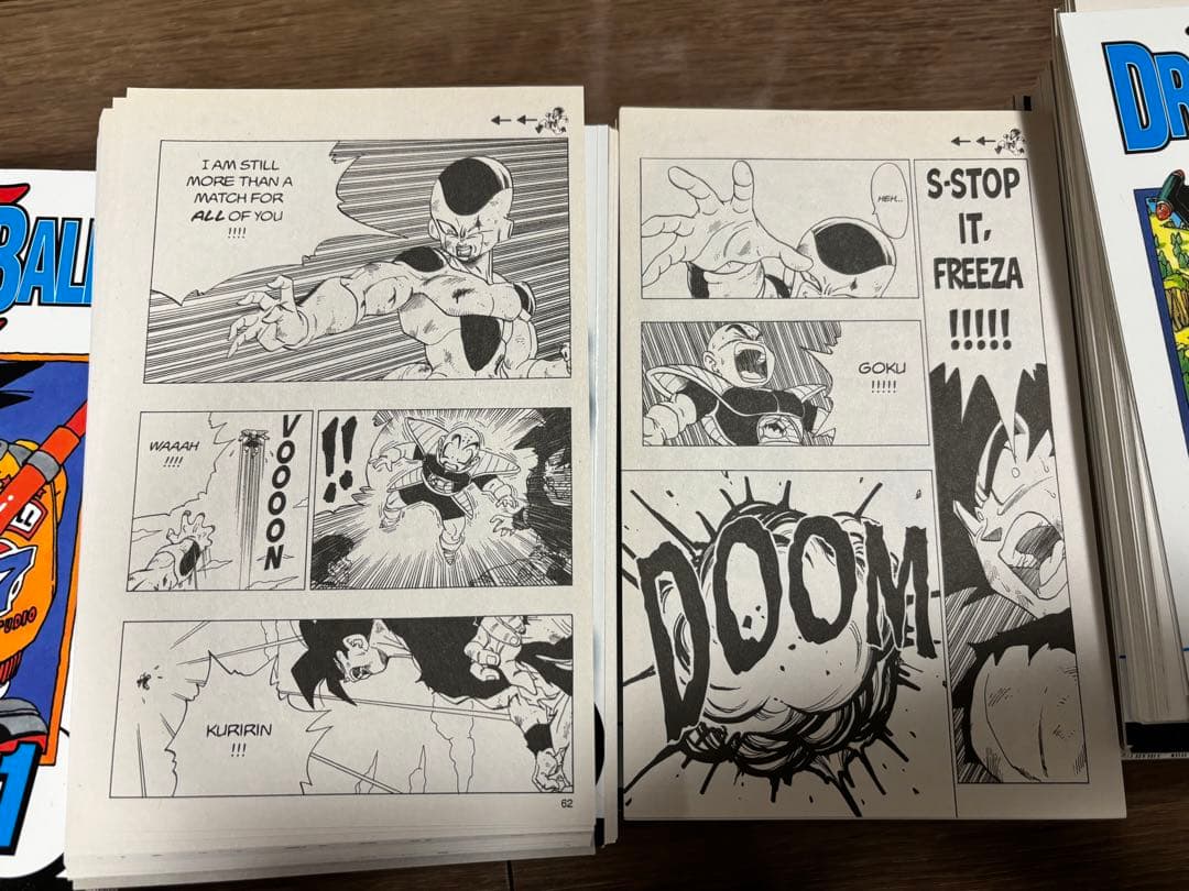 ドラゴンボール英語版 DBZ全巻（日本版17-42巻）裁断済 - メルカリ