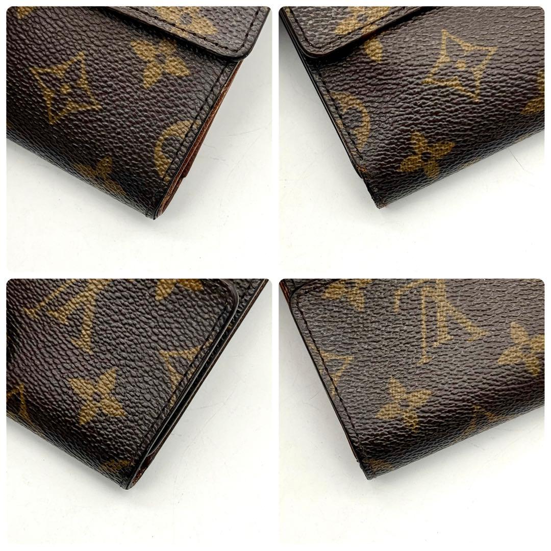 ルイヴィトン モノグラム ポルトトレゾールエテュイパピエ 3つ折り財布