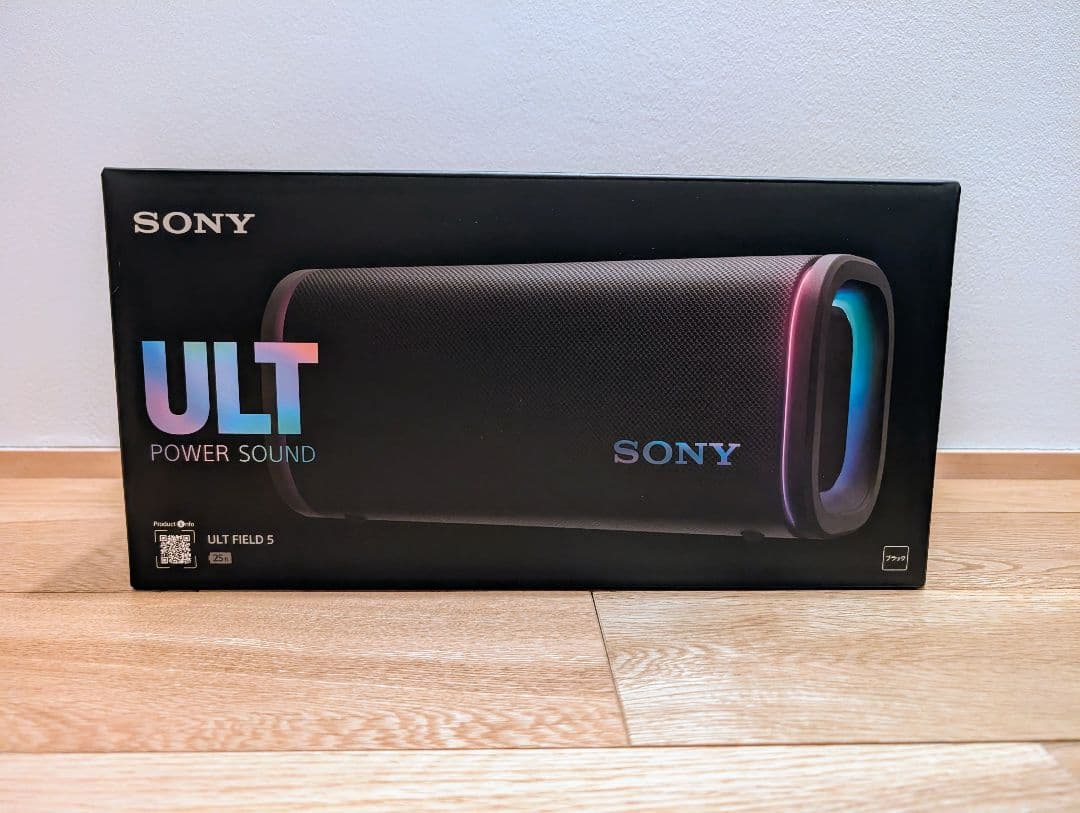 【新品・未開封】SONY ULT FIELD 5 ワイヤレススピーカー SONY ULT FIELD 5 ブラック ワイヤレススピーカー Bluetooth 防水 防塵
